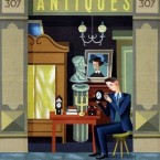 Antique shop Detail from 'The Barber's Mirror'